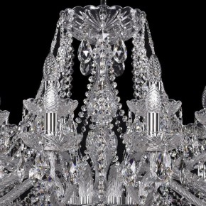 Подвесная люстра Bohemia Ivele Crystal 1413 1413/16+8/400/Ni в Талице - talica.mebel24.online | фото 4