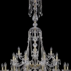 Подвесная люстра Bohemia Ivele Crystal 1415 1415/16+8+4/400/XL-185/2d/G в Талице - talica.mebel24.online | фото 4