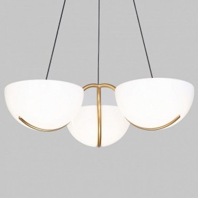 Подвесная люстра Eurosvet Emisfero 50083/3 LED золото в Талице - talica.mebel24.online | фото