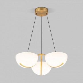 Подвесная люстра Eurosvet Emisfero 50083/3 LED золото в Талице - talica.mebel24.online | фото 2