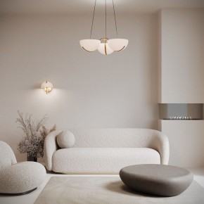 Подвесная люстра Eurosvet Emisfero 50083/3 LED золото в Талице - talica.mebel24.online | фото 4