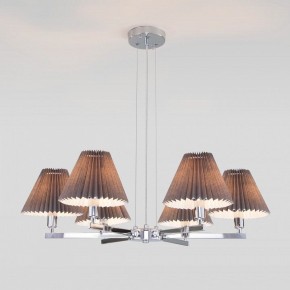 Подвесная люстра Eurosvet Peony 60136/6 хром/графит в Талице - talica.mebel24.online | фото 3