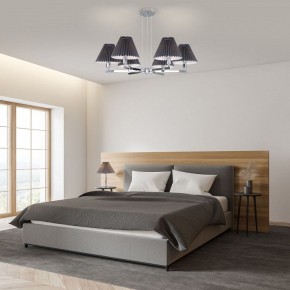 Подвесная люстра Eurosvet Peony 60136/6 хром/графит в Талице - talica.mebel24.online | фото 4