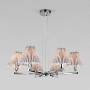 Подвесная люстра Eurosvet Peony 60136/6 хром/серый в Талице - talica.mebel24.online | фото 3