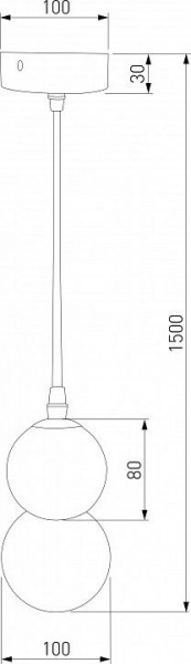 Подвесная люстра Eurosvet Polar 50250/1 LED серый в Талице - talica.mebel24.online | фото 3