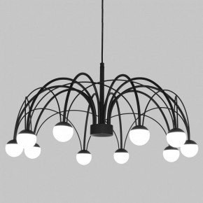 Подвесная люстра Eurosvet Ragno 90034/10 LED черный в Талице - talica.mebel24.online | фото