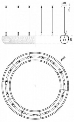 Подвесная люстра Favourite Monilibus 4015-15P в Талице - talica.mebel24.online | фото 5