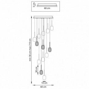 Подвесная люстра Lightstar Acrile 738131 в Талице - talica.mebel24.online | фото 7