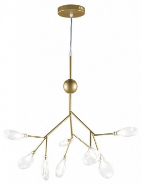 Подвесная люстра Natali Kovaltseva GRACE ll GRACE 75554/9С GOLD SATIN в Талице - talica.mebel24.online | фото 2