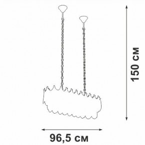 Подвесная люстра Vitaluce V58120 V58120-8/11 в Талице - talica.mebel24.online | фото 3