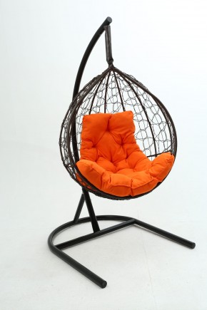 Подвесное кресло Бароло (коричневый/оранжевый) в Талице - talica.mebel24.online | фото