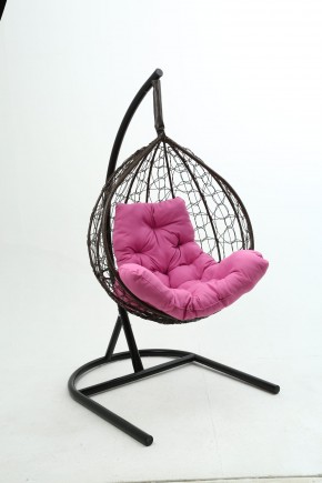 Подвесное кресло Бароло (коричневый/розовый) в Талице - talica.mebel24.online | фото