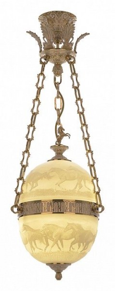 Подвесной светильник Bohemia Ivele Crystal 7100 71000P/25 GW Horse Y8 FH1S в Талице - talica.mebel24.online | фото 2