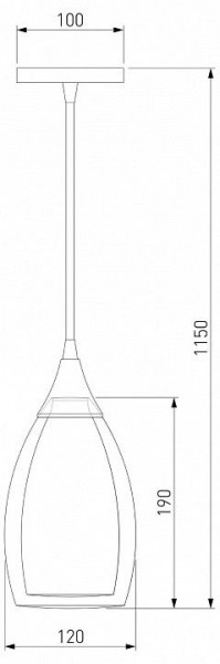 Подвесной светильник Eurosvet Cosmic 50085/1 золото в Талице - talica.mebel24.online | фото 5
