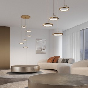 Подвесной светильник Eurosvet Crespella 90034/6 золото в Талице - talica.mebel24.online | фото 4