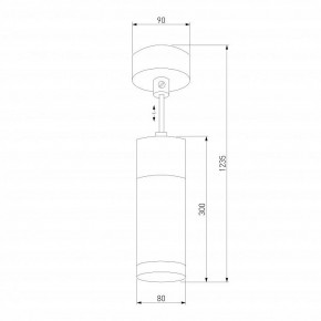 Подвесной светильник Eurosvet Double Topper 50135/1 LED хром/черный жемчуг в Талице - talica.mebel24.online | фото 4