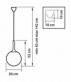 Подвесной светильник Lightstar Globo 813021 в Талице - talica.mebel24.online | фото 3