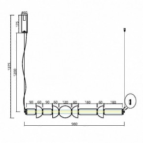 Подвесной светильник Maytoni Cosmo MOD210PL-L39BS3K в Талице - talica.mebel24.online | фото 7