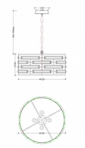 Подвесной светильник Maytoni Frontera MOD067PL-04CH в Талице - talica.mebel24.online | фото 4