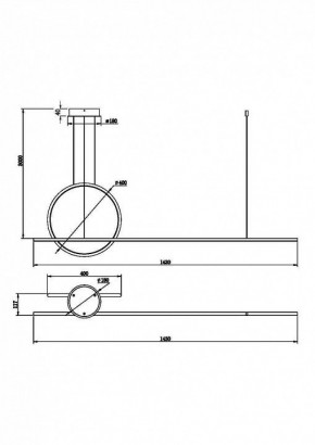 Подвесной светильник Maytoni Halo MOD247PL-L49BK в Талице - talica.mebel24.online | фото 2