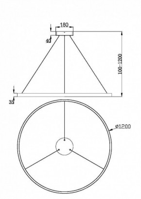Подвесной светильник Maytoni Rim MOD058PL-L65BSK в Талице - talica.mebel24.online | фото 4