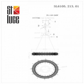 Подвесной светильник ST-Luce Lucchero SL6105.213.01 в Талице - talica.mebel24.online | фото 6