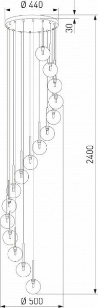 Подвесной светильник TK Lighting Aurora 10182 Aurora в Талице - talica.mebel24.online | фото 2