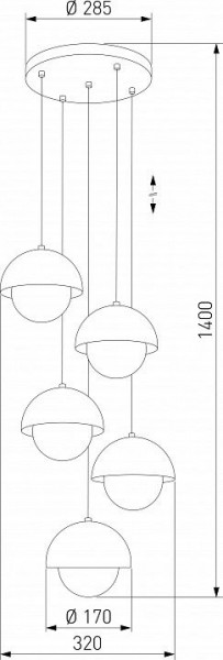 Подвесной светильник TK Lighting Bono 10214 Bono в Талице - talica.mebel24.online | фото 4