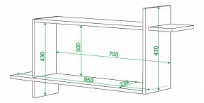 Полка книжная Домино ПК-16 в Талице - talica.mebel24.online | фото 2
