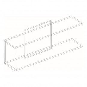 Полка настенная "ГА-15" Александрия в Талице - talica.mebel24.online | фото 3