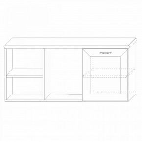 Полка навесная 4 Сиена в Талице - talica.mebel24.online | фото 3