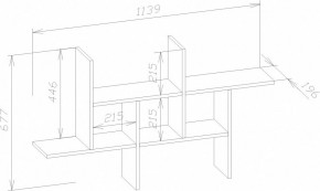 Полка навесная ПК-6 в Талице - talica.mebel24.online | фото 4
