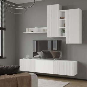 Полка навесная Сириния белый/МДФ белый снег в Талице - talica.mebel24.online | фото 2