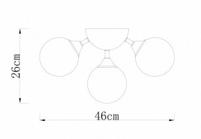 Потолочная люстра Arte Lamp Fobos A2704PL-5SG в Талице - talica.mebel24.online | фото 3