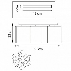 Потолочная люстра Lightstar Nubi 802073 в Талице - talica.mebel24.online | фото 2