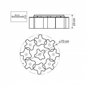 Потолочная люстра Lightstar Nubi 802090 в Талице - talica.mebel24.online | фото 5