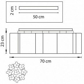 Потолочная люстра Lightstar Nubi 802097 в Талице - talica.mebel24.online | фото 2