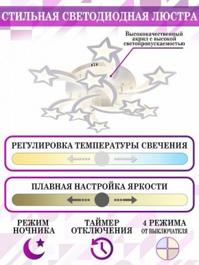 Потолочная люстра Natali Kovaltseva LED LAMPS LED LAMPS 81225 в Талице - talica.mebel24.online | фото 5