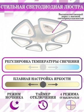 Потолочная люстра Natali Kovaltseva Smart home LED LAMPS 81216 в Талице - talica.mebel24.online | фото 5