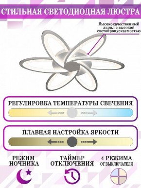 Потолочная люстра Natali Kovaltseva Smart home LED LAMPS 81217 в Талице - talica.mebel24.online | фото 5