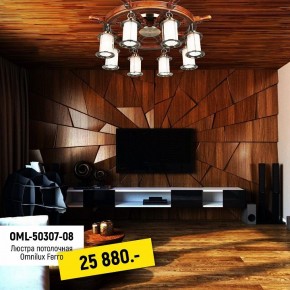 Потолочная люстра Omnilux Ferro OML-50307-08 в Талице - talica.mebel24.online | фото 2