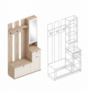Прихожая Филадельфия (модульная) в Талице - talica.mebel24.online | фото 3