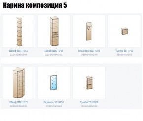 Прихожая Карина (модульная) в Талице - talica.mebel24.online | фото 2