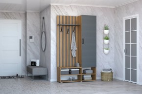 Прихожая Юджи (Дуб Крафт Золотой/Графит) в Талице - talica.mebel24.online | фото