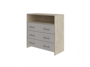 PROxSON Комод Varna (ЛДСП+ткань Бунратти/Savana Milk (молочный)) 90x40 в Талице - talica.mebel24.online | фото