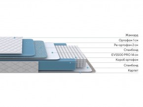 PROxSON Матрас FIRST 500 Flat M (Ткань Синтетический жаккард) 120x200 в Талице - talica.mebel24.online | фото 2