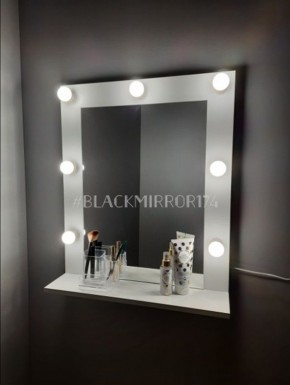 Навесное гримёрное зеркало с полочкой НЗП60 в Талице - talica.mebel24.online | фото 2