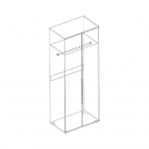 Шкаф 2-ств. для одежды "Лео" в Талице - talica.mebel24.online | фото 3