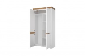 Шкаф 2DG с полками, TAURUS, цвет белыйдуб вотан в Талице - talica.mebel24.online | фото 1