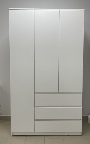 Шкаф 3-ств. с 3 ящиками "Бьянко" в Талице - talica.mebel24.online | фото 3